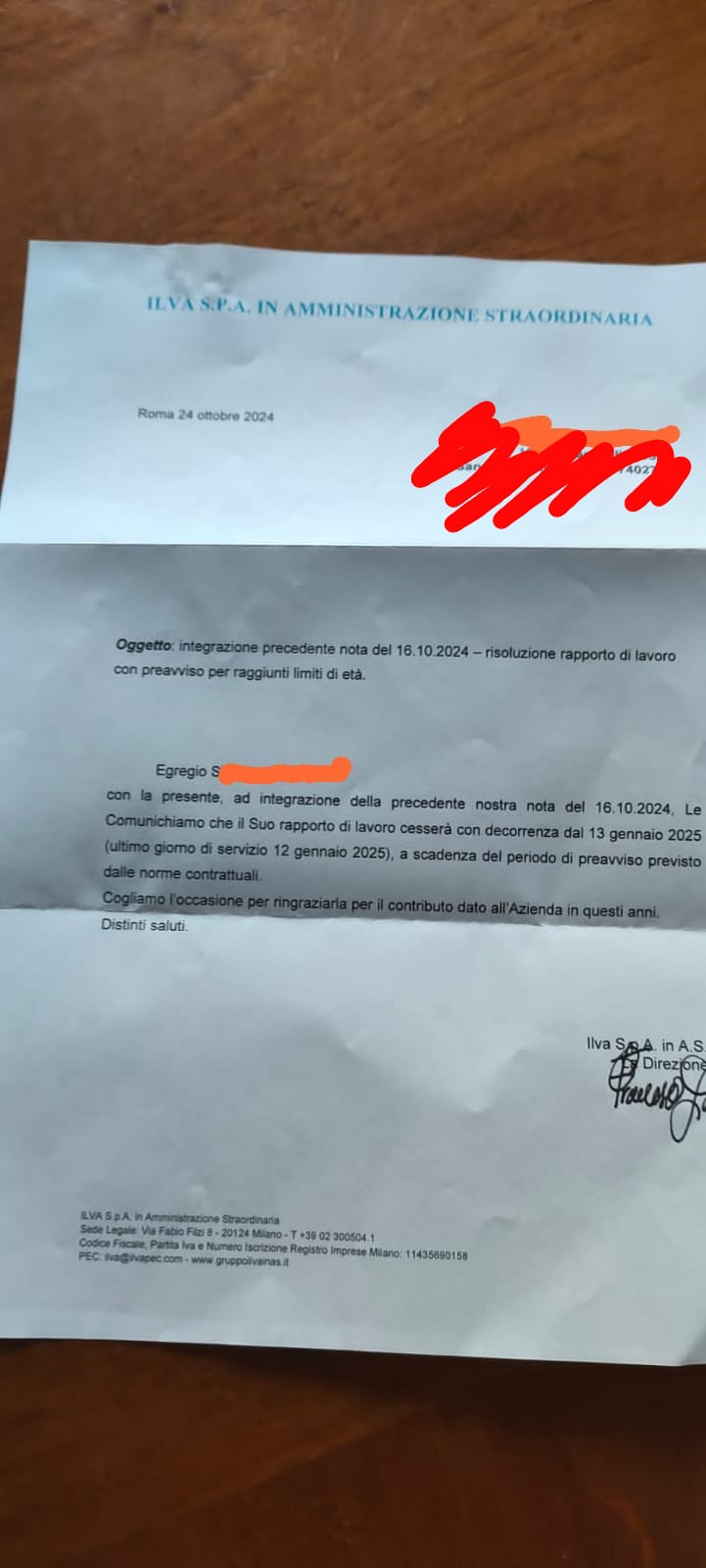 Licenziamenti Ilva in As. Rizzo (Usb): “Mantenuto impegno preso a Taranto la scorsa settimana, si annullano i provvedimenti precedenti e si segue l’iter previsto dal contratto”