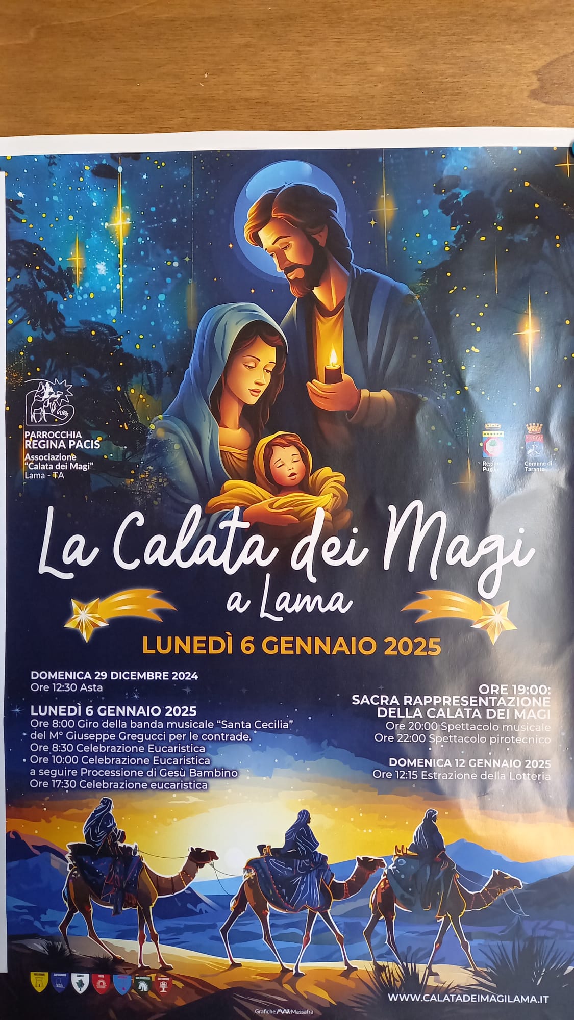 Presentato a Lama il programma della Calata dei Magi