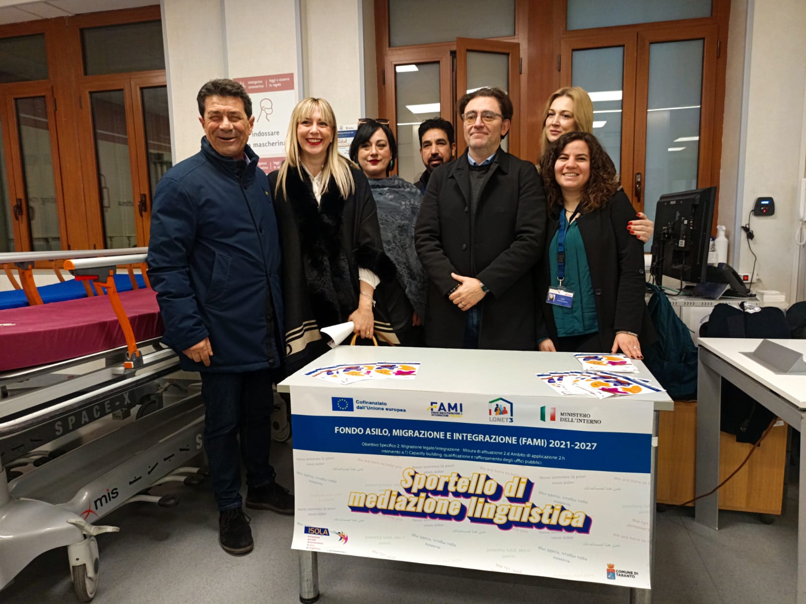 Mediazione linguistico culturale all’ospedale SS. Annunziata, grazie alla collaborazione con I.S.O.L.A. e Comune di Taranto